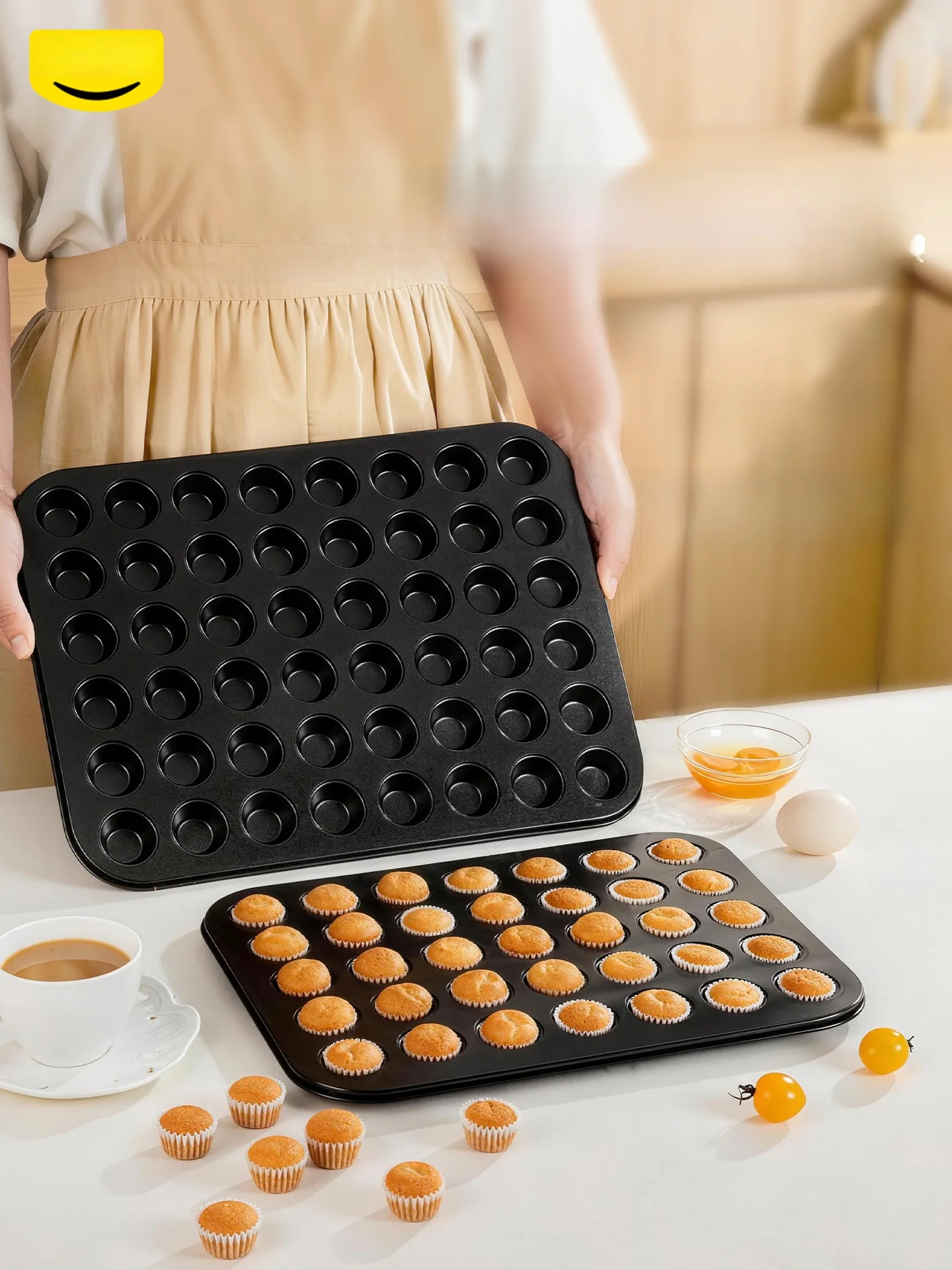 48 Cupcake 35 Paper Cup Muffin Cake Baking Tray Home Use 25 Non-Sti Oven Special Baking Tools Carbon Steel Baking Mold
48 Cupcake 35 Paper Cup Muffin Cake Baking Tray Home Use 25 Non-Sti Oven Special Baking Tools Carbon Steel Baking Mold
