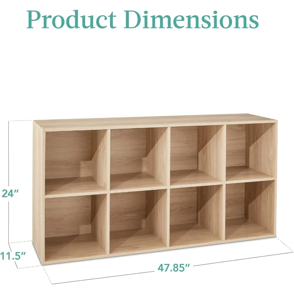 8-Cube Storage Organizer, 11in Shelf Opening, Bookcase, Display Shelf, Customizable w/ 3 Removable Back Panels – Oak
8-Cube Storage Organizer, 11in Shelf Opening, Bookcase, Display Shelf, Customizable w/ 3 Removable Back Panels – Oak