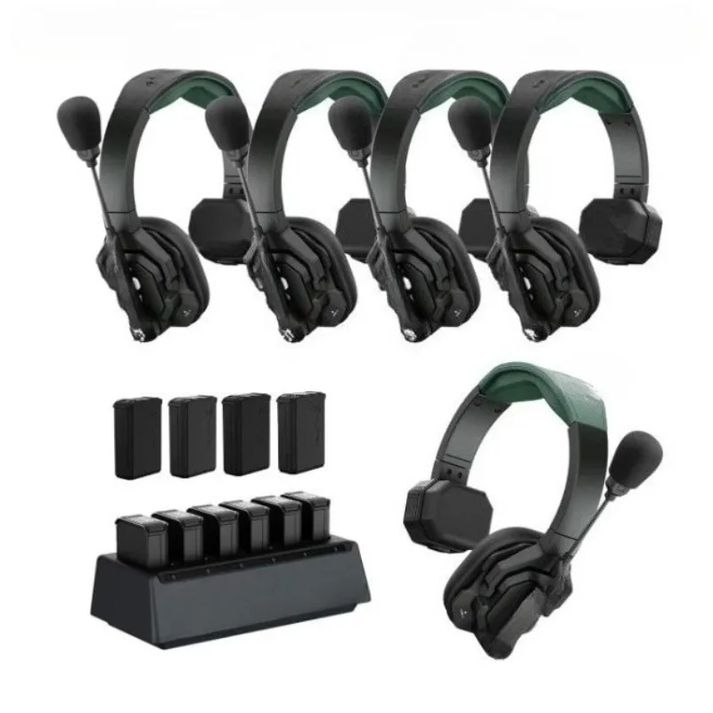 Full Duplex 1.9GHz Call System Wireless Intercom Headset System