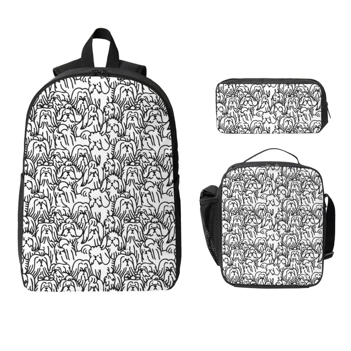 Oh Shih Tzu Dog Backpack Student Boys Girls BookBag School Bag Laptop Shoulder Bags 3ps Insulated Lunch Bag Pencil Case
Oh Shih Tzu Dog Backpack Student Boys Girls BookBag School Bag Laptop Shoulder Bags 3ps Insulated Lunch Bag Pencil Case