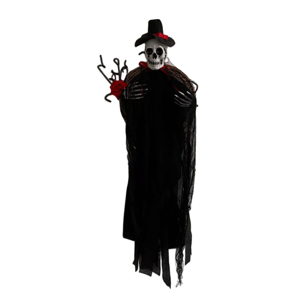 Halloween Door Ghost Wreath Black Bride Halloween Front Door Wreath Home Decor Skull Plastic Supplies Festival Atmosphere
Halloween Door Ghost Wreath Black Bride Halloween Front Door Wreath Home Decor Skull Plastic Supplies Festival Atmosphere