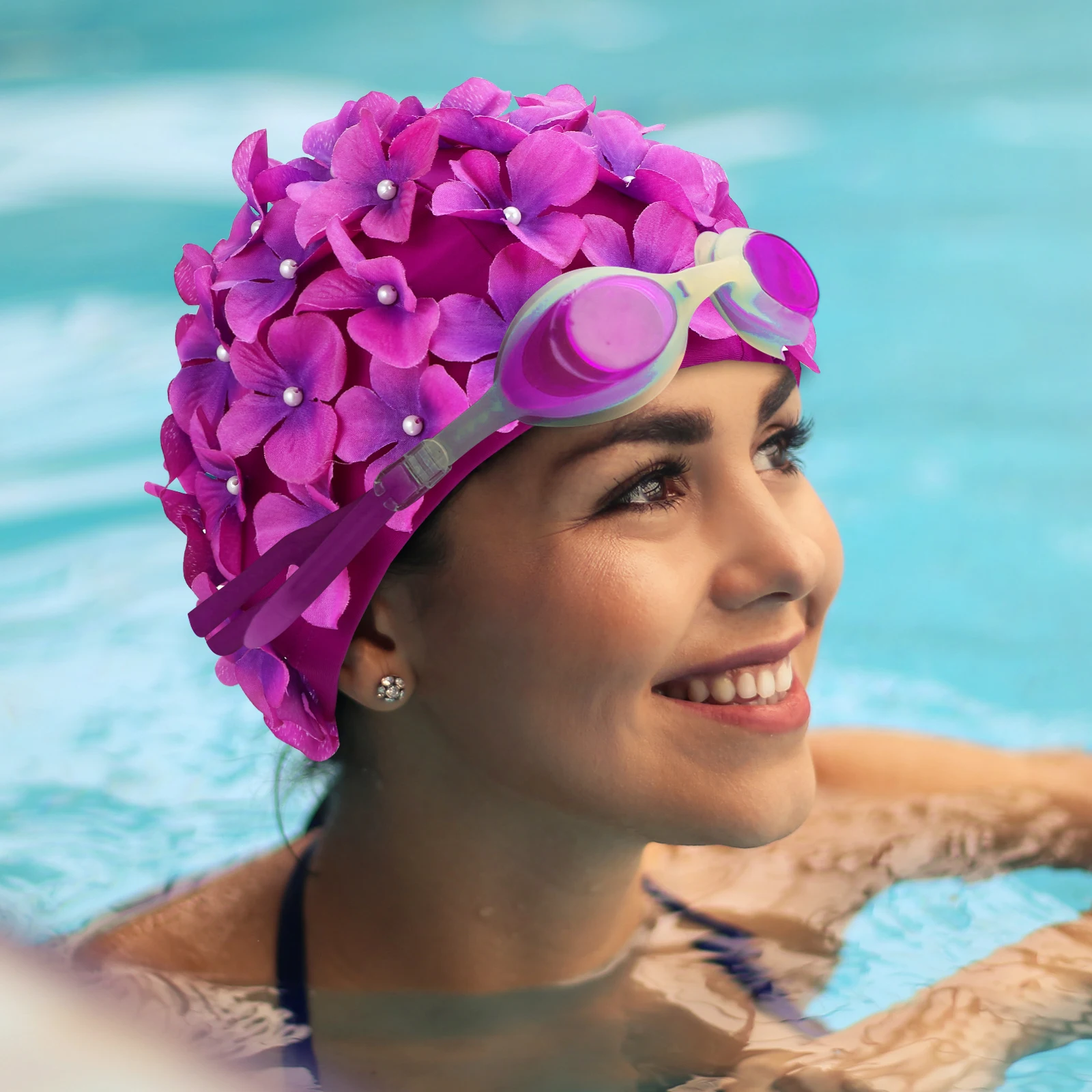2 Pcs Flower Swimming Cap Caps for Women Girls Printed Aldult Flowered Hat Nylon Fabric Floral Man Flowery Ladies
2 Pcs Flower Swimming Cap Caps for Women Girls Printed Aldult Flowered Hat Nylon Fabric Floral Man Flowery Ladies