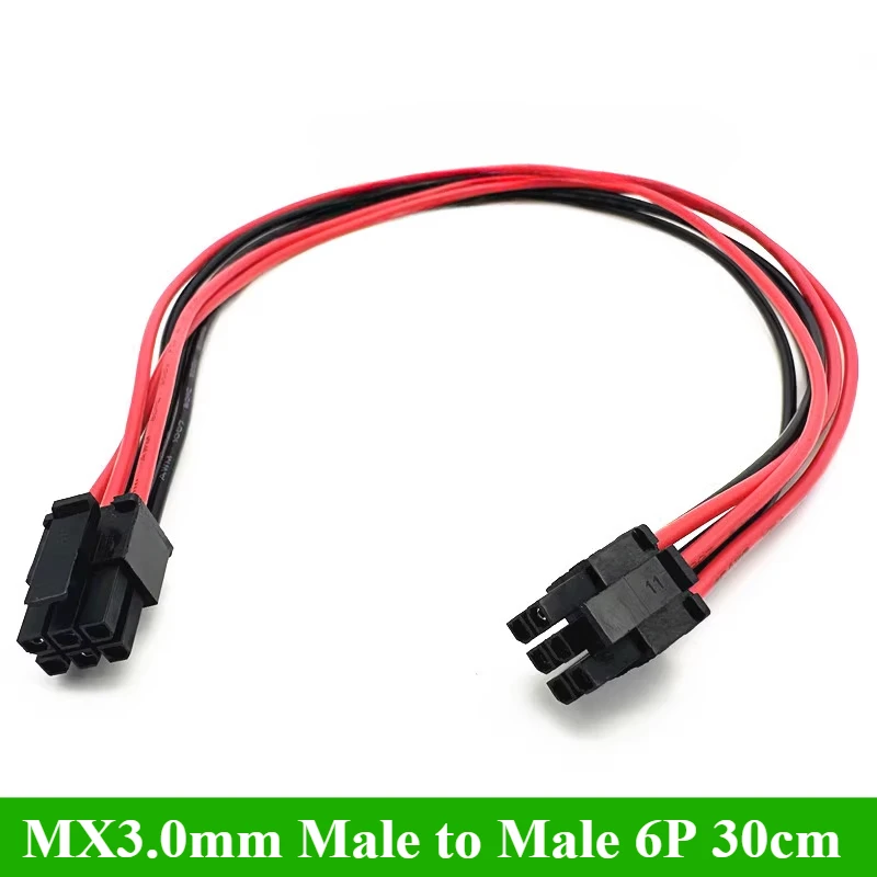 2/5/10Pcs MX3.0mm Double Row 5557 Male to Male Pitch 3.0mm 2P/4P/6P/8P/10P/12P/14P/16P/18P/20P/22P/24P Terminal Wire Length 30cm
2/5/10Pcs MX3.0mm Double Row 5557 Male to Male Pitch 3.0mm 2P/4P/6P/8P/10P/12P/14P/16P/18P/20P/22P/24P Terminal Wire Length 30cm
