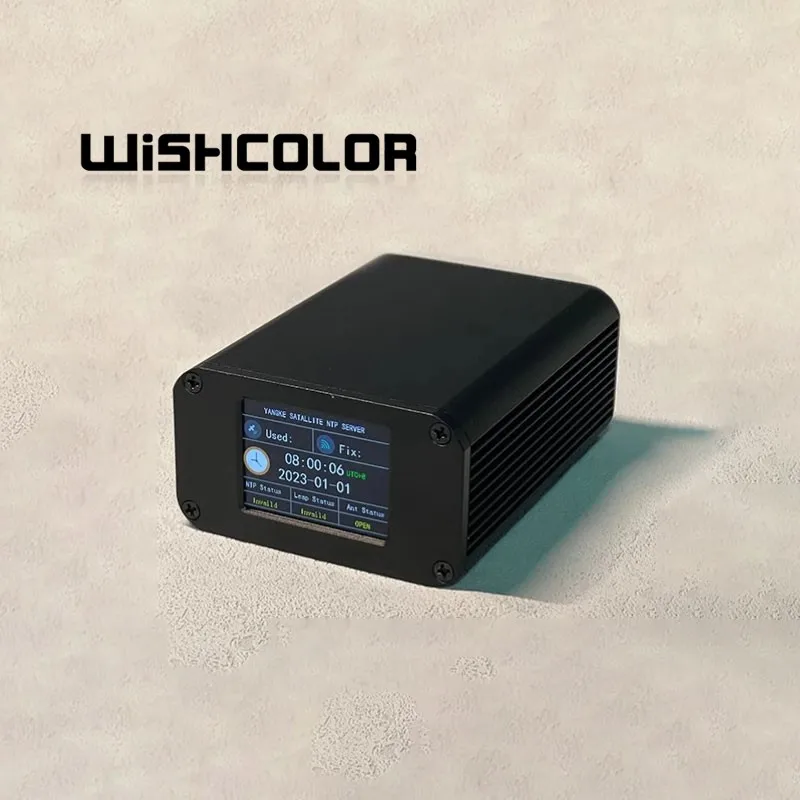 Wishcolor YK-1000H Portable NTP Server Network Time Server + 30m Professional Antenna w/ Lightning Protection
Wishcolor YK-1000H Portable NTP Server Network Time Server + 30m Professional Antenna w/ Lightning Protection