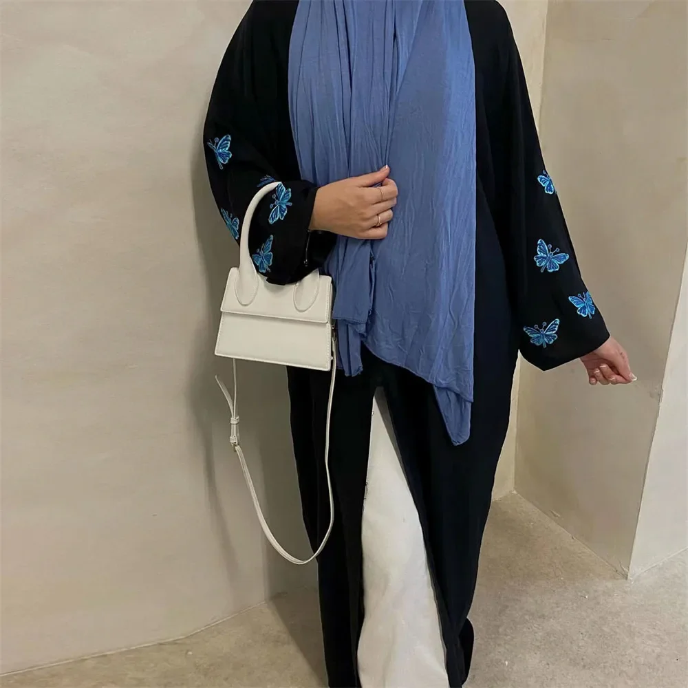New Butterfly Embroidery Abaya for Muslim Dress Ramadan Women Turkey Dubai Kimono Cardigan Kebaya Eid Caftan Robe Islam Clothing
New Butterfly Embroidery Abaya for Muslim Dress Ramadan Women Turkey Dubai Kimono Cardigan Kebaya Eid Caftan Robe Islam Clothing