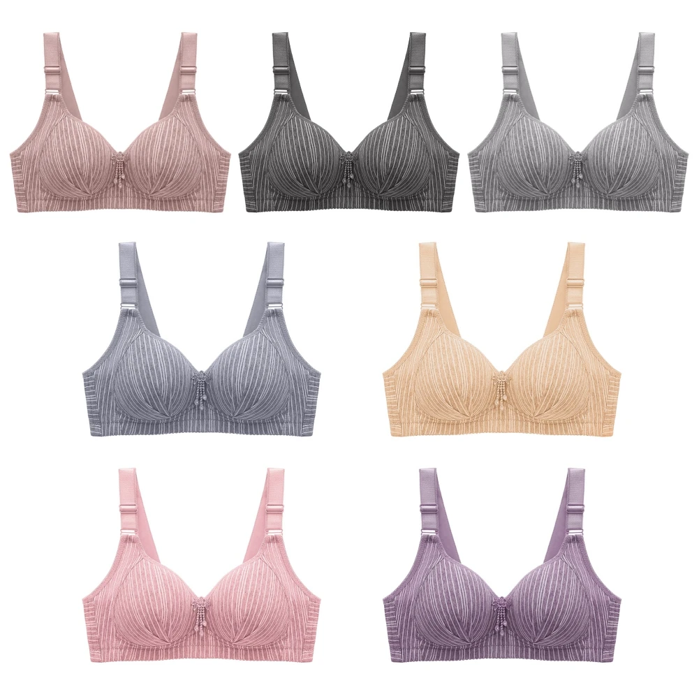 Three Rows Of Buckle Women's Large Size Comfortable Underwear Push Up Intimates Wireless Breathable Bras
Three Rows Of Buckle Women's Large Size Comfortable Underwear Push Up Intimates Wireless Breathable Bras