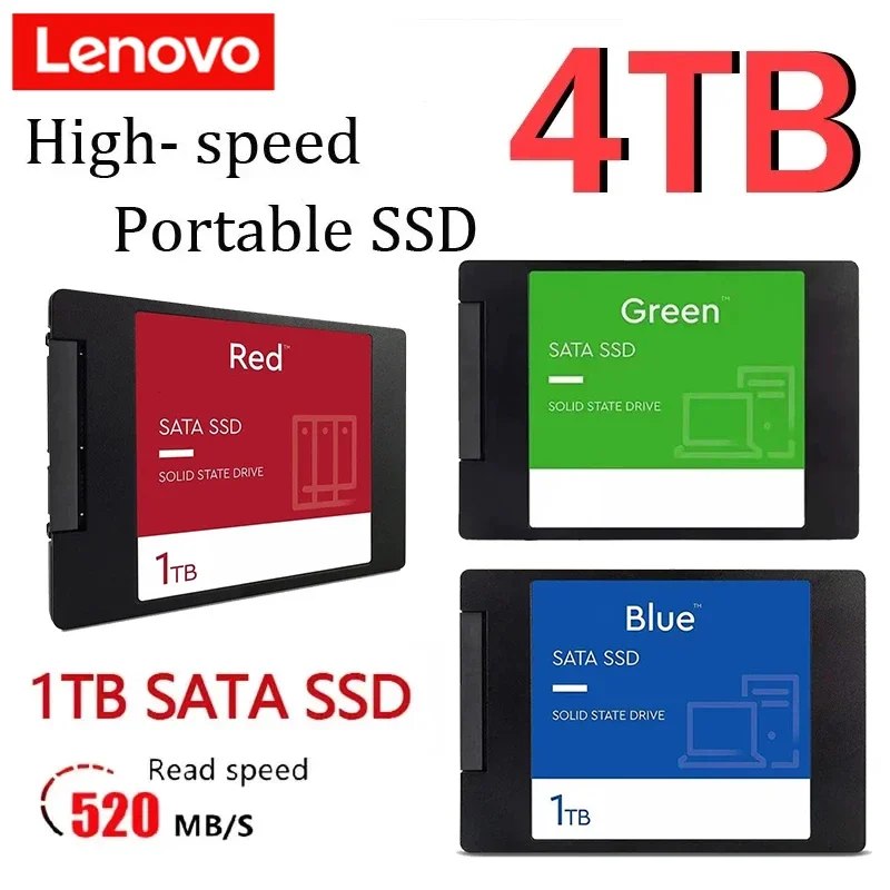 Lenovo 4TB Solid State Disk Portable SSD Hard Drive 2 to 2.5 Inch Sata III 1TB 2TB for Portable Computer Micro Desktop
Lenovo 4TB Solid State Disk Portable SSD Hard Drive 2 to 2.5 Inch Sata III 1TB 2TB for Portable Computer Micro Desktop