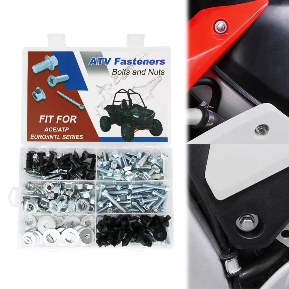 200PCS ATV Bodywork Engine Frame Exhaust Bolts Kit For POLARIS EURO TRAIL BOSS 4X4 INTL BIG BOSS INTL BIG BOSS 500 INTL DIESEL
200PCS ATV Bodywork Engine Frame Exhaust Bolts Kit For POLARIS EURO TRAIL BOSS 4X4 INTL BIG BOSS INTL BIG BOSS 500 INTL DIESEL