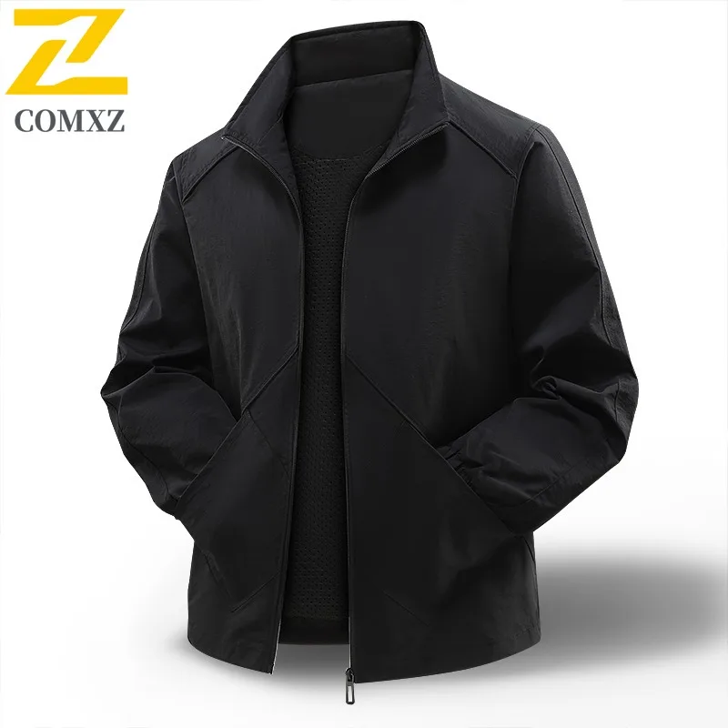 COMXZ классическая мужская куртка с отложным воротником для пешего туризма, путешествий, нейлоновое водонепроницаемое пальто для кемпинга, высокое качество, одежда для отдыха на открытом воздухе
COMXZ классическая мужская куртка с отложным воротником для пешего туризма, путешествий, нейлоновое водонепроницаемое пальто для кемпинга, высокое качество, одежда для отдыха на открытом воздухе