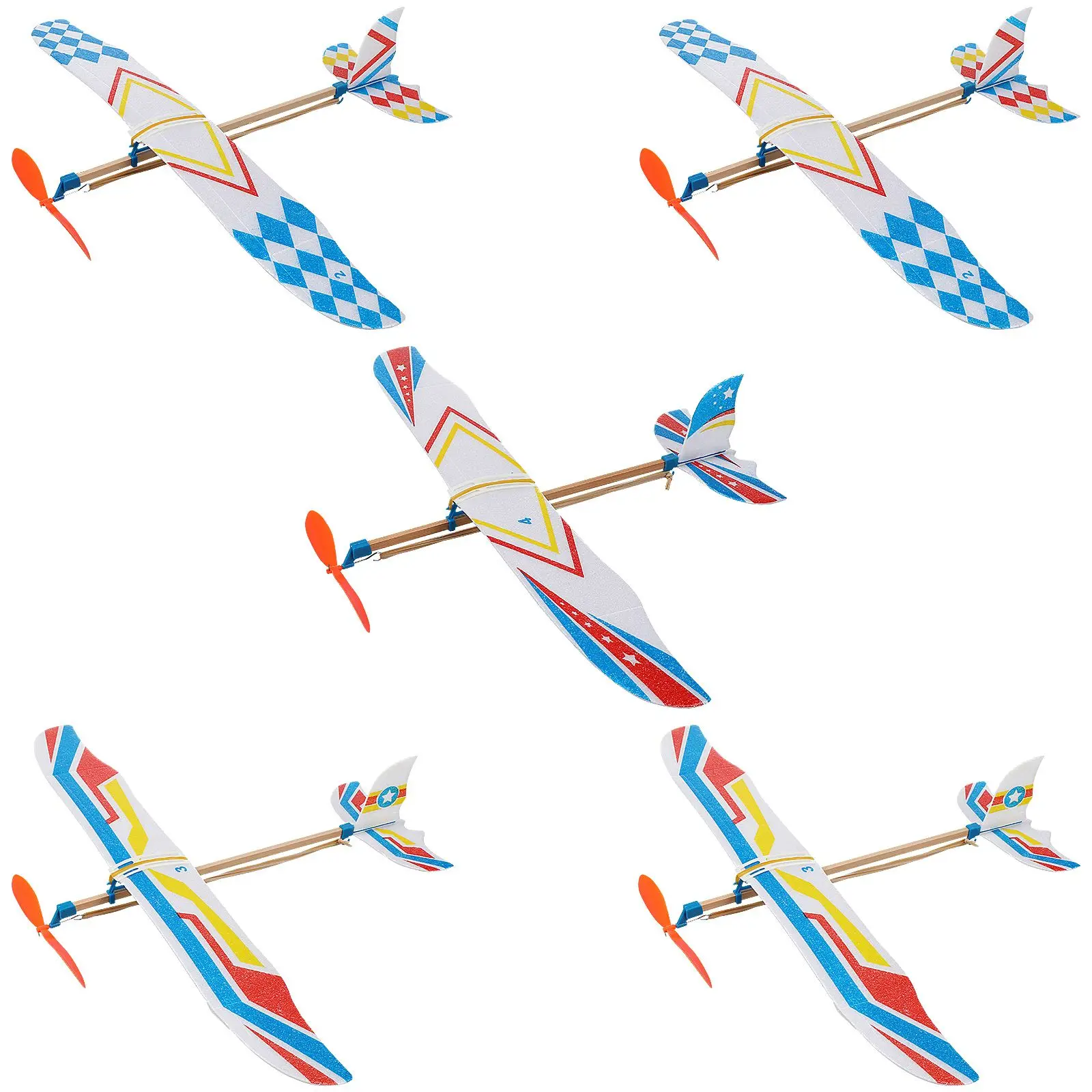 5 Pcs Airplane Toys Kids Educational Plaything Premium Material Handmade Glider Safe Foam Slider Model Non Remote Control
5 Pcs Airplane Toys Kids Educational Plaything Premium Material Handmade Glider Safe Foam Slider Model Non Remote Control