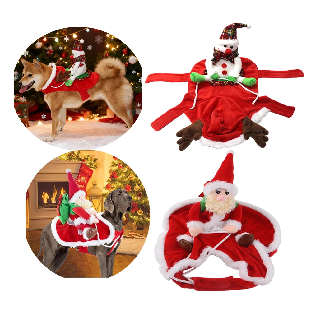 Костюм Санта-Клауса для собак, рождественские собаки, жилет для верховой езды Санта-Клауса, вечерние костюмы для косплея, одежда для собак и кошек для маленьких и средних собак
Костюм Санта-Клауса для собак, рождественские собаки, жилет для верховой езды Санта-Клауса, вечерние костюмы для косплея, одежда для собак и кошек для маленьких и средних собак