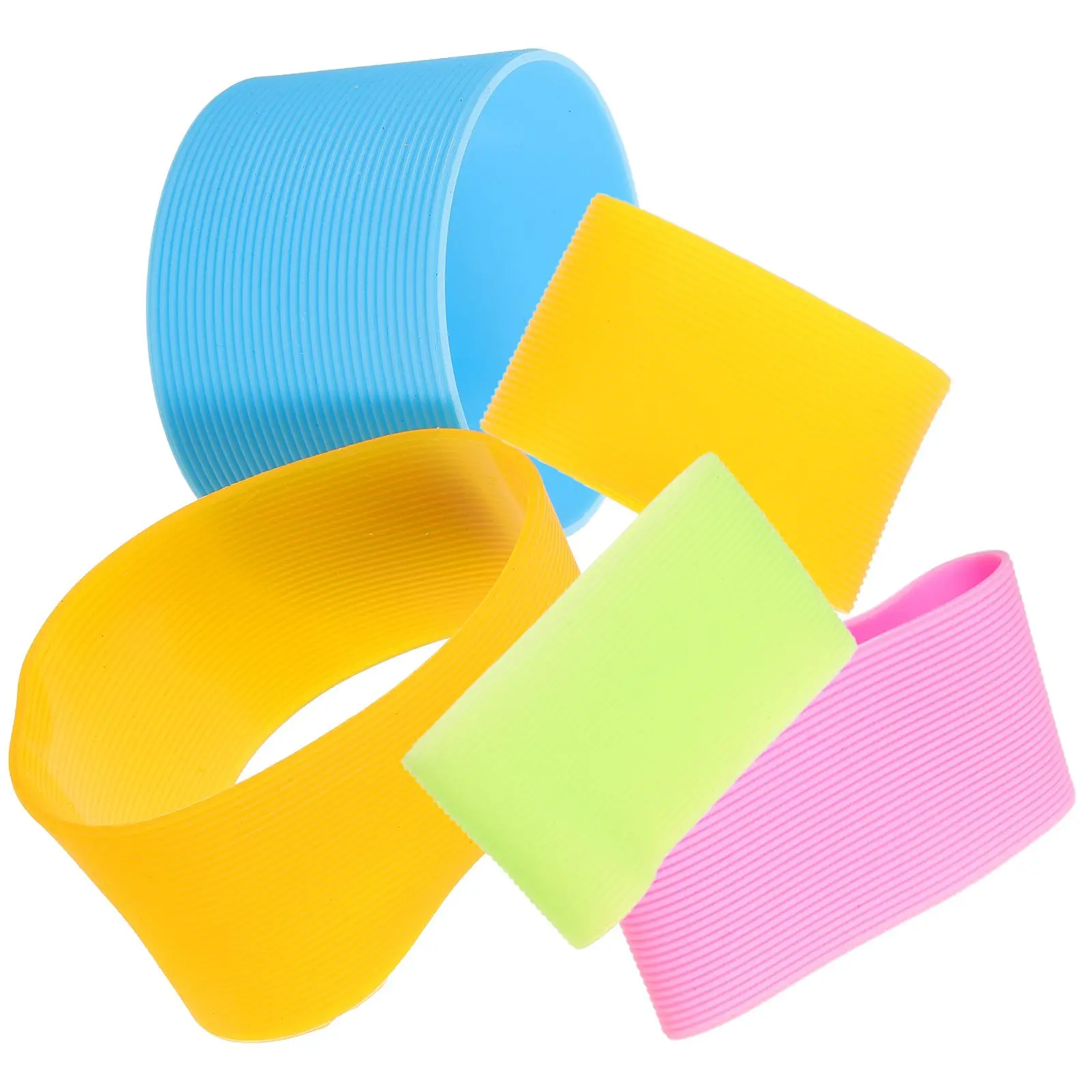 5 Pcs Cup Covers Silicone Heat insulated Non slip Bottle for Sublimation Tumblers Glass Cups Protective Sleeves
5 Pcs Cup Covers Silicone Heat insulated Non slip Bottle for Sublimation Tumblers Glass Cups Protective Sleeves