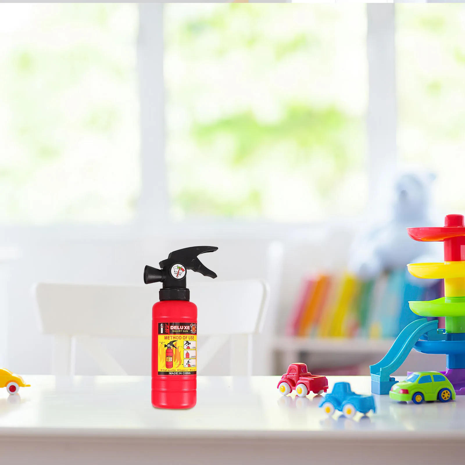 1 set Firefighter Props Set Realistic Costume Toy Extinguisher Axe Premium Plastic Kids Role Play Water Shooting Educational
1 set Firefighter Props Set Realistic Costume Toy Extinguisher Axe Premium Plastic Kids Role Play Water Shooting Educational