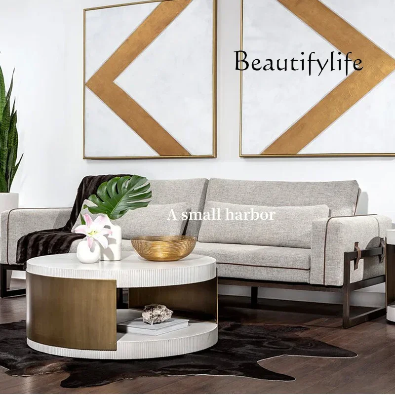 BJ Simple Modern Living Room Small Apartment Double Three-person Creative Design Reception Solid Wood Retro Fabric Sofa
BJ Simple Modern Living Room Small Apartment Double Three-person Creative Design Reception Solid Wood Retro Fabric Sofa