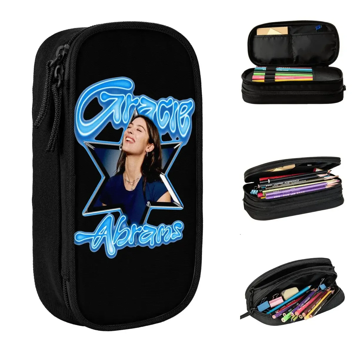 Blue Grunge Style Gracie Abrams Pencil Case New Pen Holder Bag Student Big Capacity School Supplies Cosmetic Pencilcases
Blue Grunge Style Gracie Abrams Pencil Case New Pen Holder Bag Student Big Capacity School Supplies Cosmetic Pencilcases