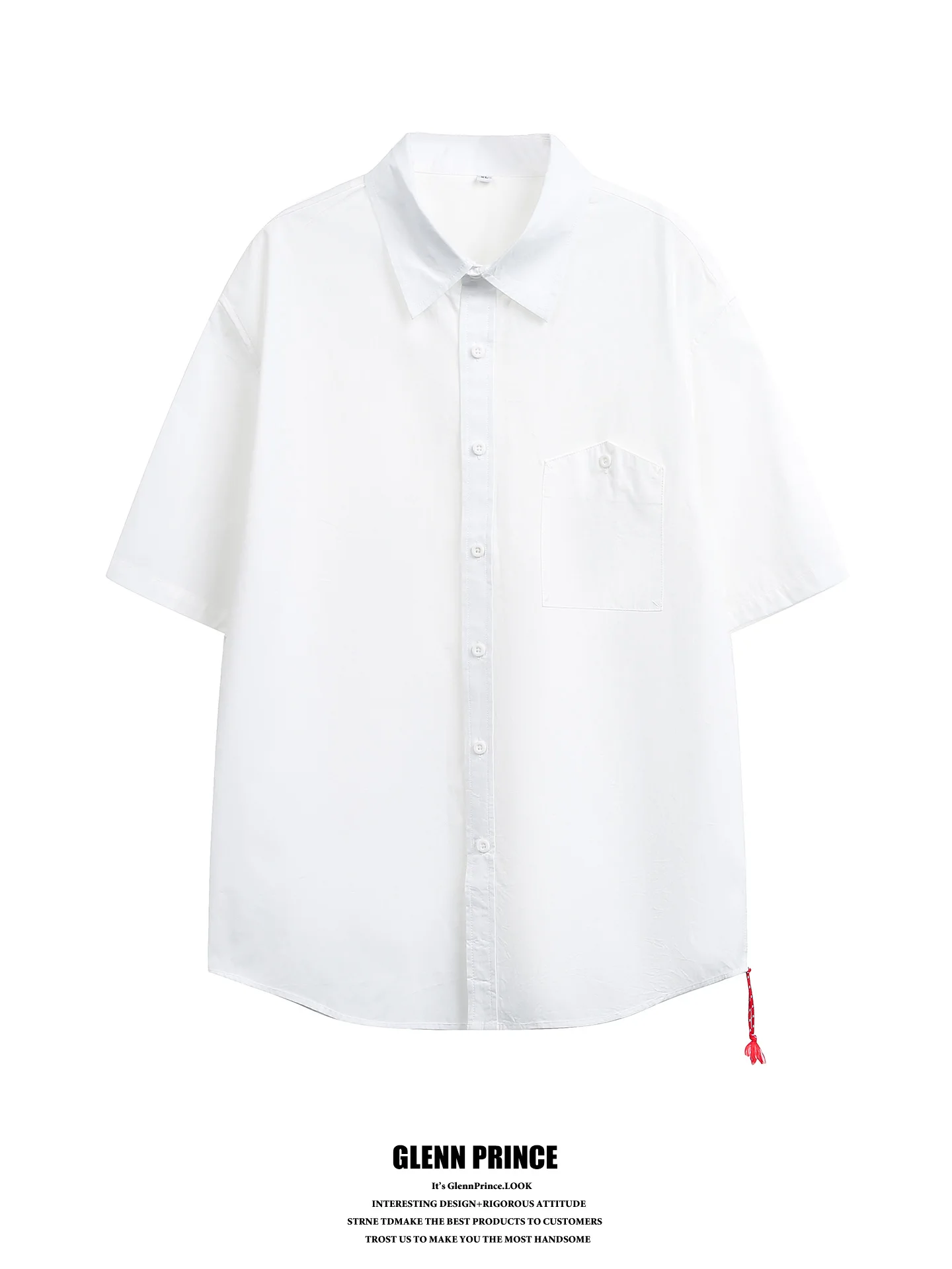 Elegant Pure Cotton Short Sleeve Men's Shirt GPstudio Casual Summer Loose Fit Pocket Design Breathable Comfortable Youth Style
Elegant Pure Cotton Short Sleeve Men's Shirt GPstudio Casual Summer Loose Fit Pocket Design Breathable Comfortable Youth Style