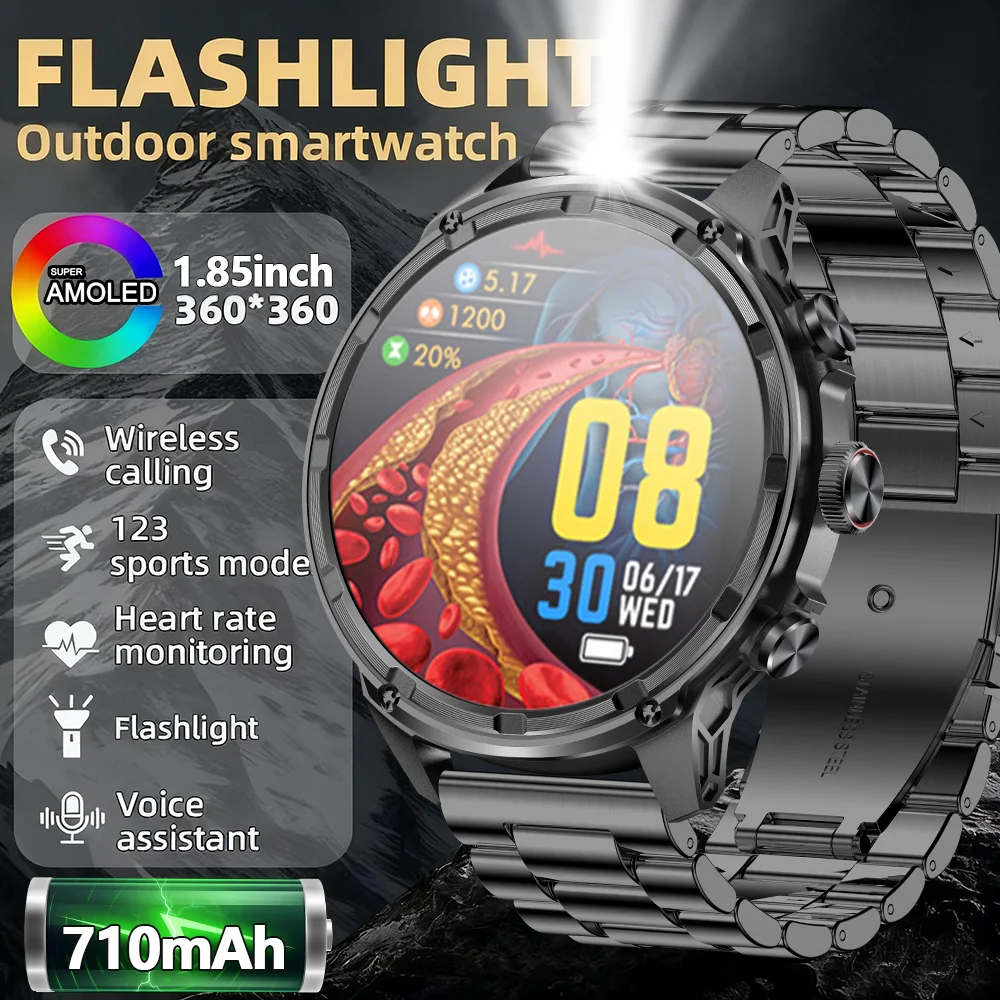 2025 Men's Smart Watch 1.85-inch Full Screen Touch Screen 360 * 360 Resolution 3ATM Waterproof 710Mah Battery Capacity Watch
2025 Men's Smart Watch 1.85-inch Full Screen Touch Screen 360 * 360 Resolution 3ATM Waterproof 710Mah Battery Capacity Watch