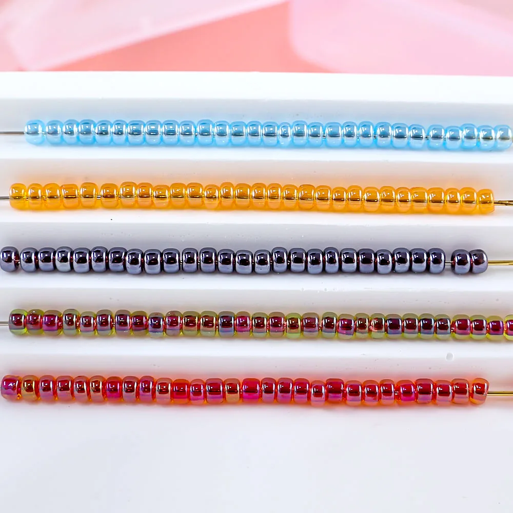Transparent round glass 10g/tube imported from Japan Miyuki round beads 11/0 jewelry accessories for various DIY crafts
Transparent round glass 10g/tube imported from Japan Miyuki round beads 11/0 jewelry accessories for various DIY crafts