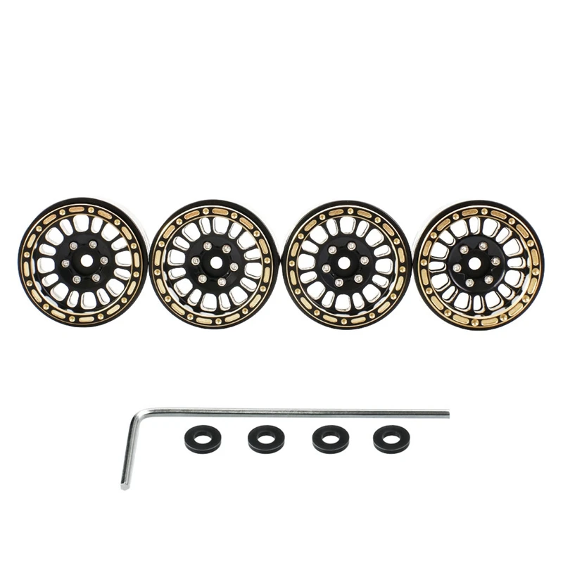 For Traxxas 1/18 TRX4M Land Rover 1.2Inch Brass And Black Gold Wheels 1/24 SCX24 FMS Durable Easy To Use
For Traxxas 1/18 TRX4M Land Rover 1.2Inch Brass And Black Gold Wheels 1/24 SCX24 FMS Durable Easy To Use
