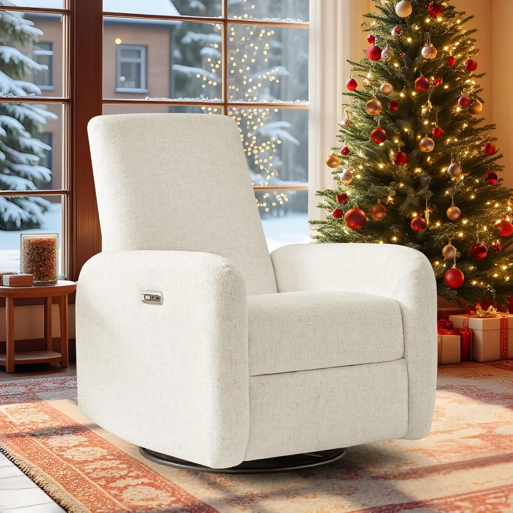Electric Power Recliner Chair Glider Sofa Chair, Swivel Rocking Recliner Chairs for Adults with USB&USB-C Ports, Recliner Chairs
Electric Power Recliner Chair Glider Sofa Chair, Swivel Rocking Recliner Chairs for Adults with USB&USB-C Ports, Recliner Chairs