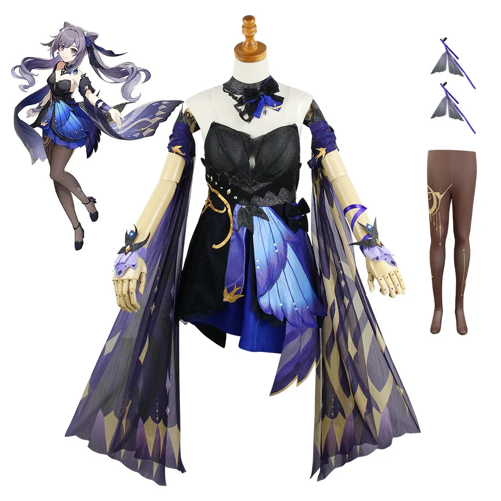 Genshin Impact Keqing Cosplay Costume Uniform Wig Anime Chinese Style Halloween Costumes Game Opulent Splendor
Genshin Impact Keqing Cosplay Costume Uniform Wig Anime Chinese Style Halloween Costumes Game Opulent Splendor