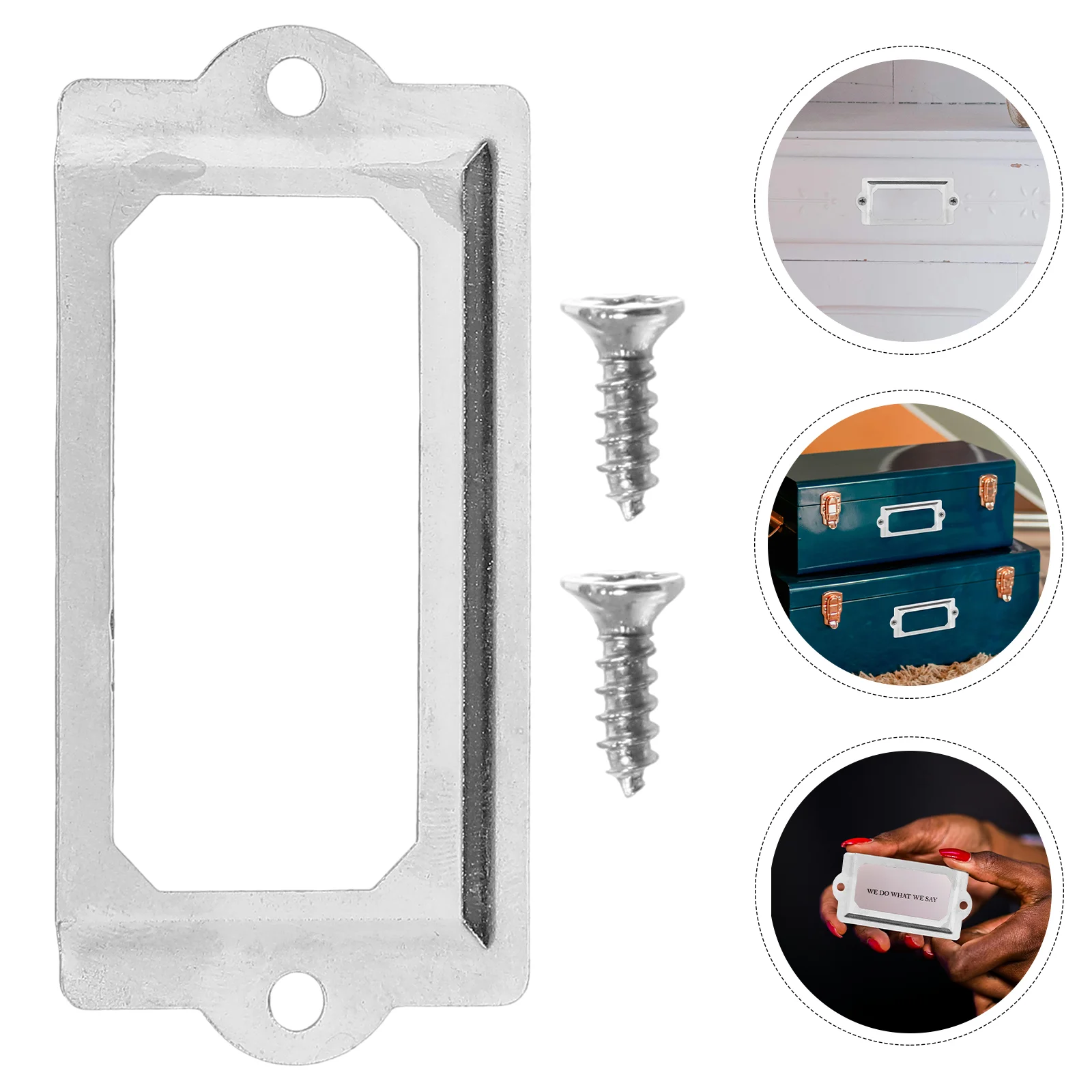 Tag Business Card Frame Metal Label Holders Magnetic Cabinet Silver Drawer Labels Frames
Tag Business Card Frame Metal Label Holders Magnetic Cabinet Silver Drawer Labels Frames