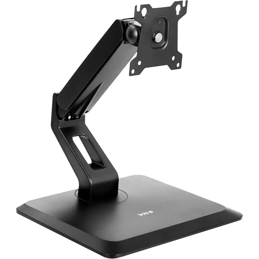 17-32 Inch VESA Monitor Stand with Rotating Base, Pneumatic Height Adjustment, 12 Max Sn Height, Black
17-32 Inch VESA Monitor Stand with Rotating Base, Pneumatic Height Adjustment, 12 Max Sn Height, Black