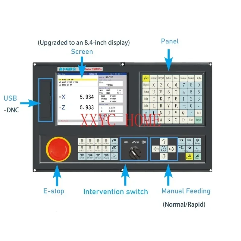 2aixs пульт дистанционного управления Мощная USB токарная система fanuc консоль управления mach3
2aixs пульт дистанционного управления Мощная USB токарная система fanuc консоль управления mach3