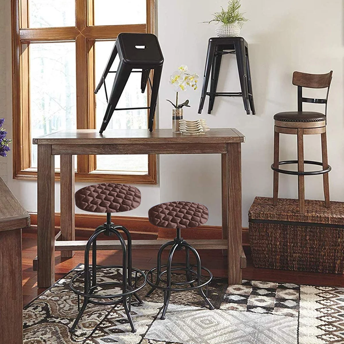 1pc Seat Elastic Stretchy Washable Stool Protective Chair Cushion Cover Case For Home Office Hotel Sofa Chair Cover
1pc Seat Elastic Stretchy Washable Stool Protective Chair Cushion Cover Case For Home Office Hotel Sofa Chair Cover