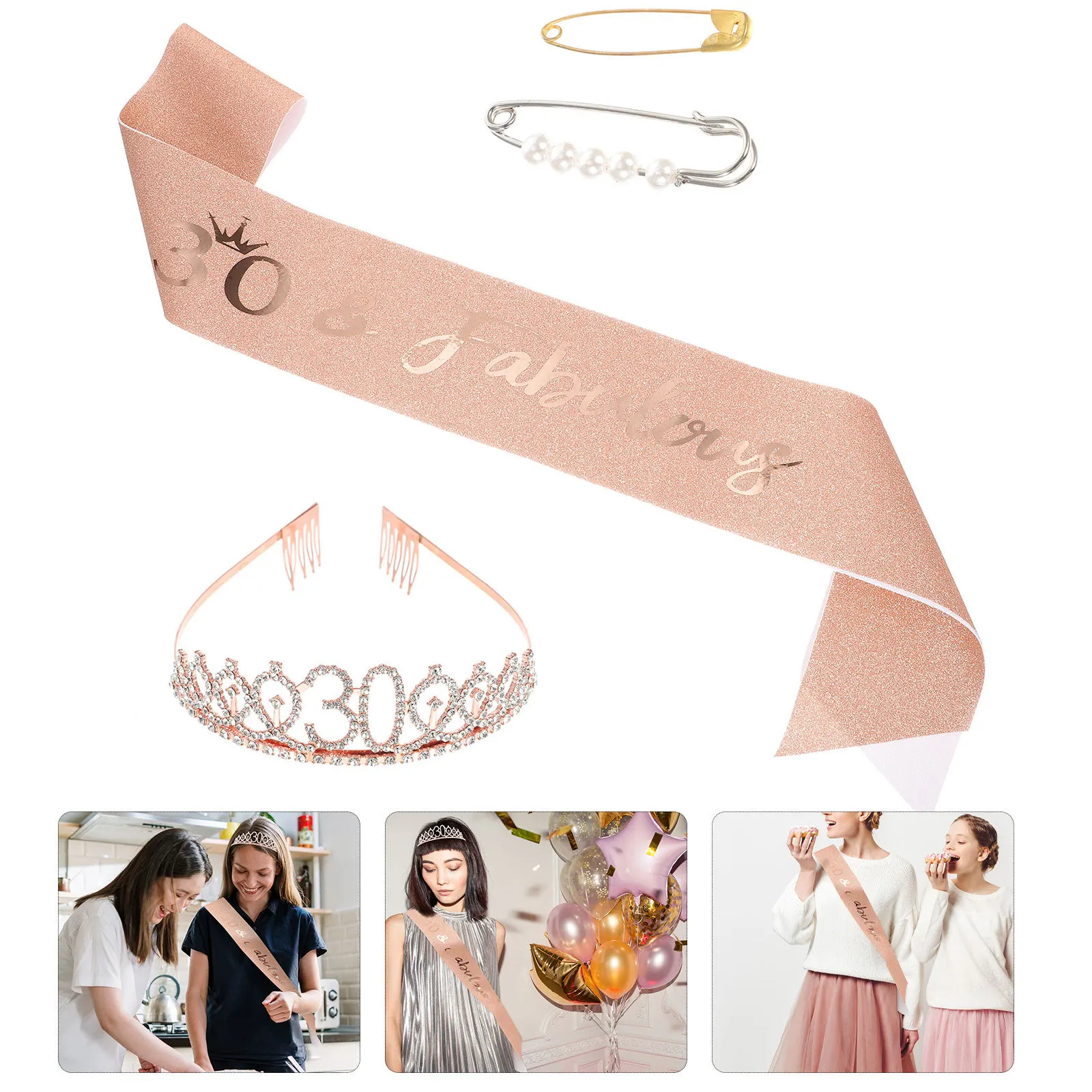 1 Set Sash Pearl 30Th Birthday Decorations For Women Pin Kit 30Th Birthday Party Supplies Women Girls Crowns Sashes Photo Props
1 Set Sash Pearl 30Th Birthday Decorations For Women Pin Kit 30Th Birthday Party Supplies Women Girls Crowns Sashes Photo Props