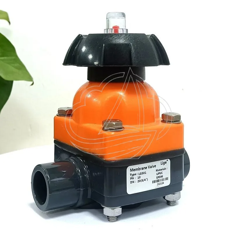 Manual UPVC Double Union Diaphragm Valve Plastic Stop Valve DN15 DN20 DN25 DN32 DN40 for Water Pipe Flow Control System
Manual UPVC Double Union Diaphragm Valve Plastic Stop Valve DN15 DN20 DN25 DN32 DN40 for Water Pipe Flow Control System
