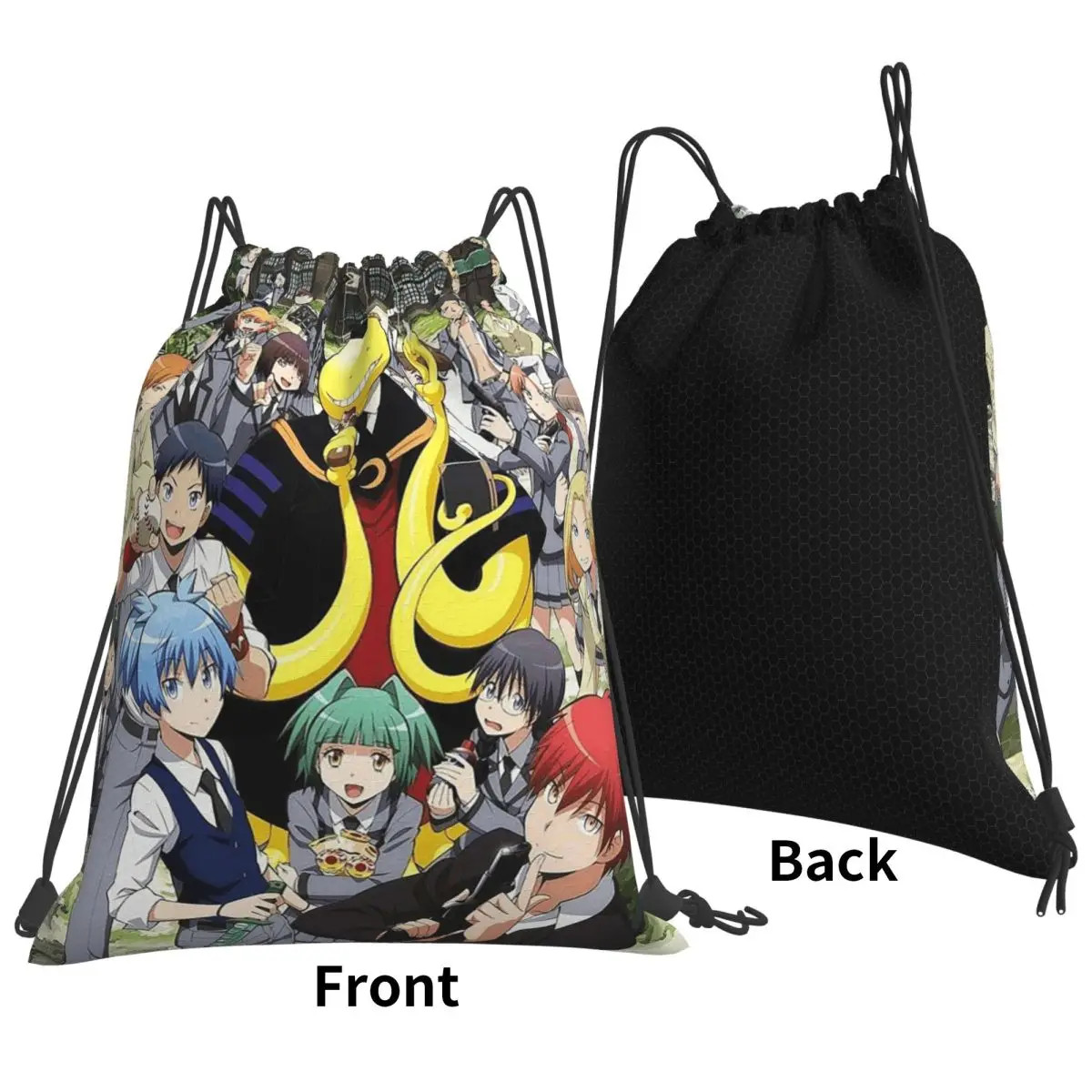 Assassination Classroom Octopus Koro Sensei Backpacks Drawstring Bundle Pocket Storage Bag Book Bags for Man Woman Students
Assassination Classroom Octopus Koro Sensei Backpacks Drawstring Bundle Pocket Storage Bag Book Bags for Man Woman Students
