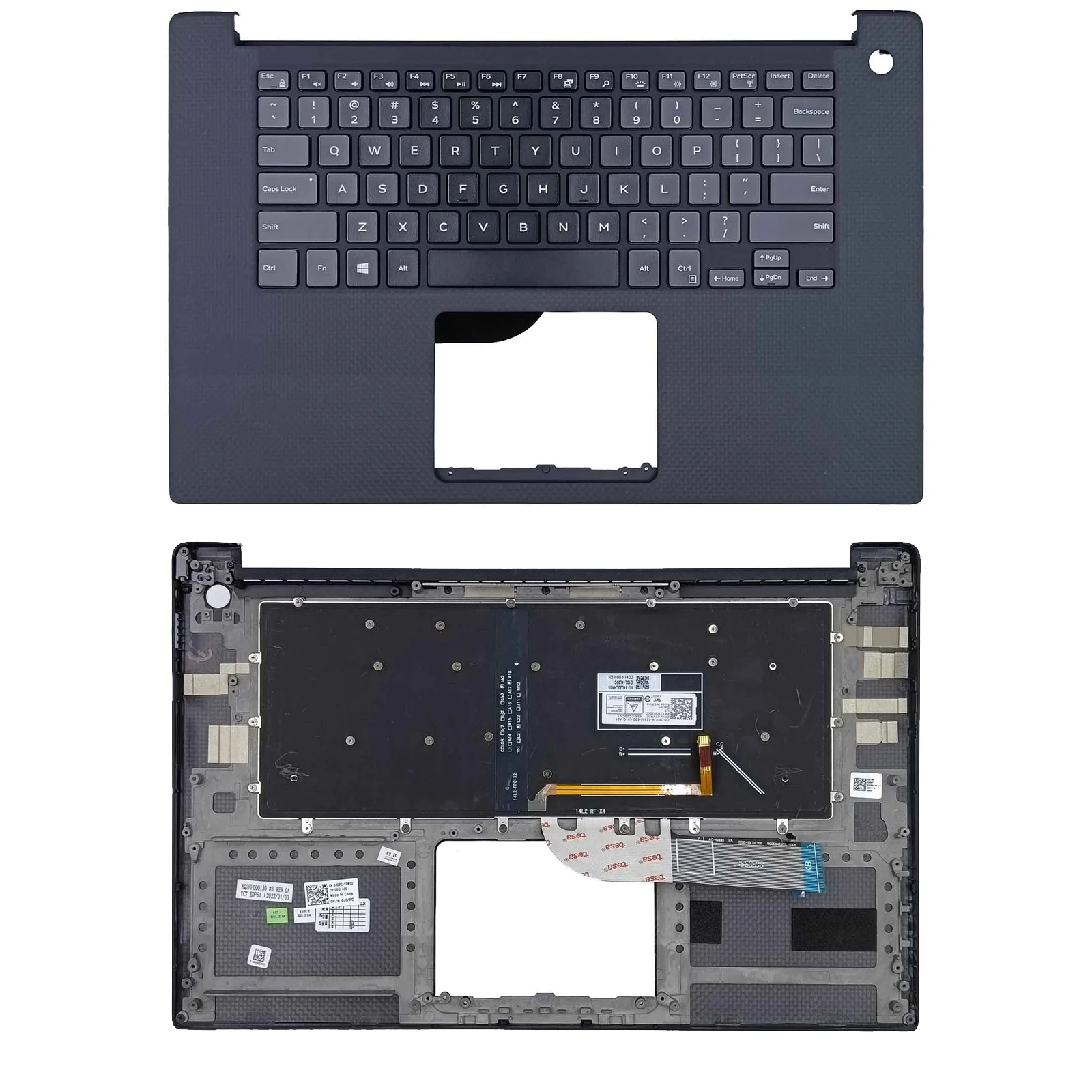 0JG1FC JG1FC For Dell XPS 9570 7590 Precision 5530 5540 Laptop Top Case Upper Palmrest Case C Cover w/ Backlit Keyboard
0JG1FC JG1FC For Dell XPS 9570 7590 Precision 5530 5540 Laptop Top Case Upper Palmrest Case C Cover w/ Backlit Keyboard