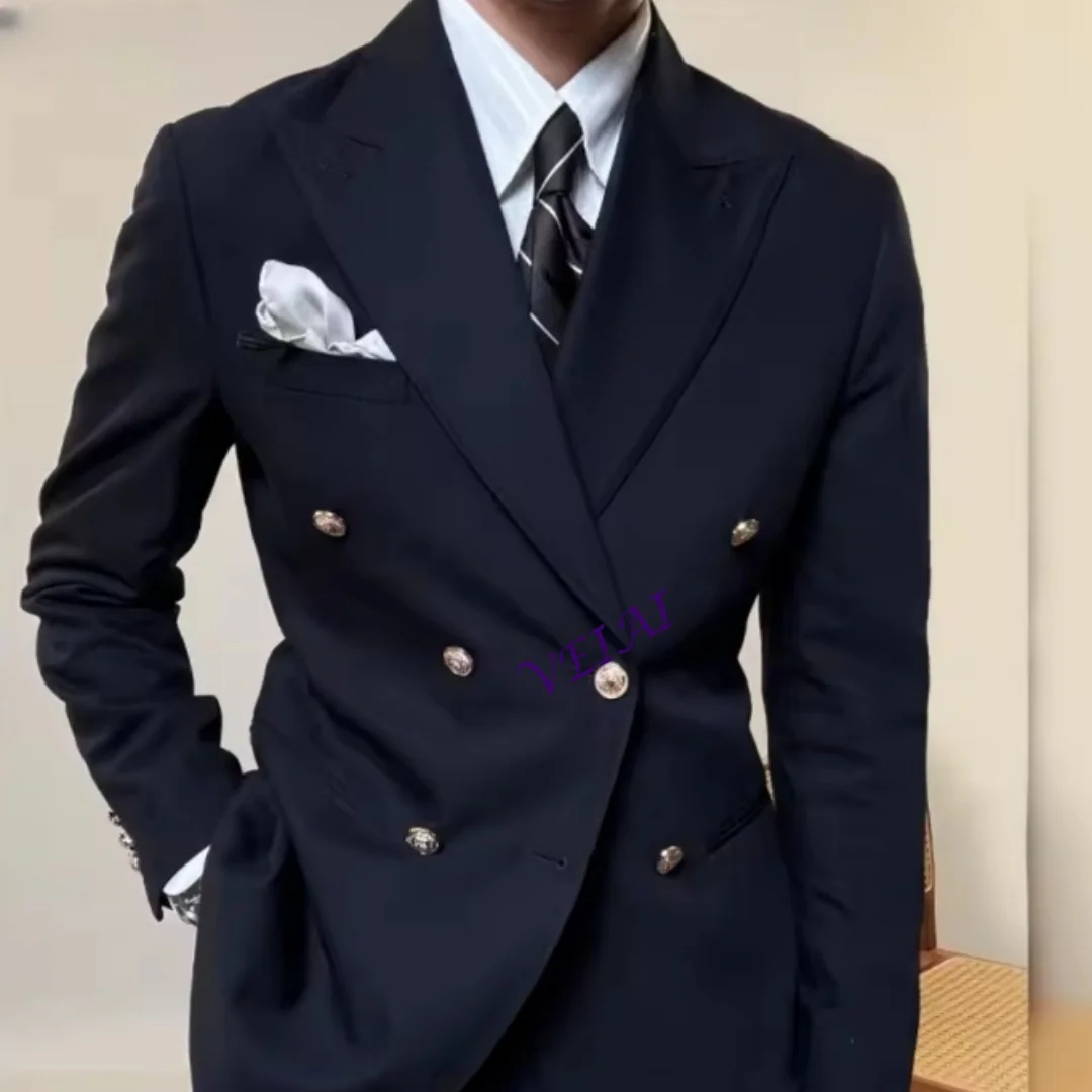CustomizedStylish Blazers Suit For Men's Business Double Breasted Wedding Suit Men Tuxedo Suit Smoking Homme Mariage Traje Novio
CustomizedStylish Blazers Suit For Men's Business Double Breasted Wedding Suit Men Tuxedo Suit Smoking Homme Mariage Traje Novio