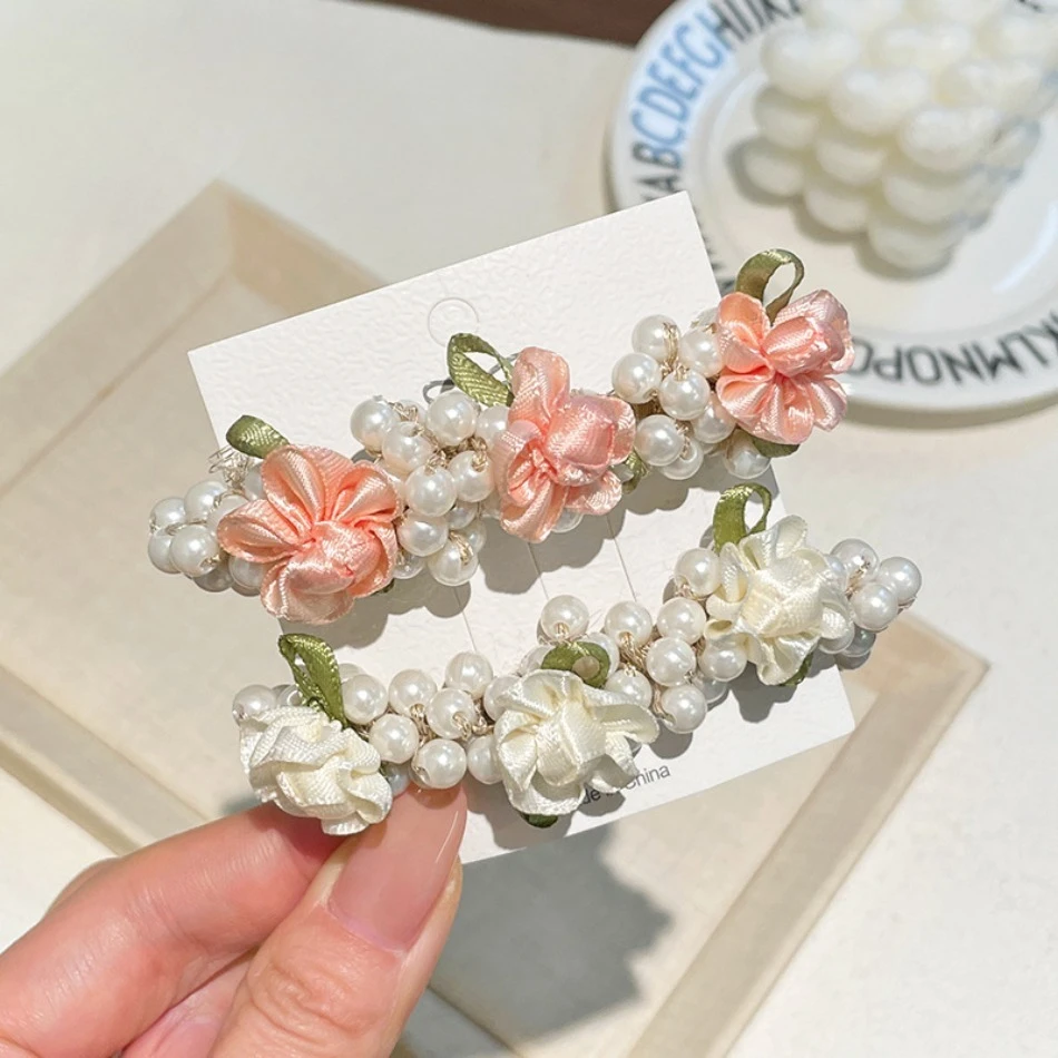 Female Beaded Pearl Flower Hair Rope Lady Super Fairy French Headrope Girl Hair Band Sweet Mori Tie Hair Flower Gentle Hair HP01
Female Beaded Pearl Flower Hair Rope Lady Super Fairy French Headrope Girl Hair Band Sweet Mori Tie Hair Flower Gentle Hair HP01