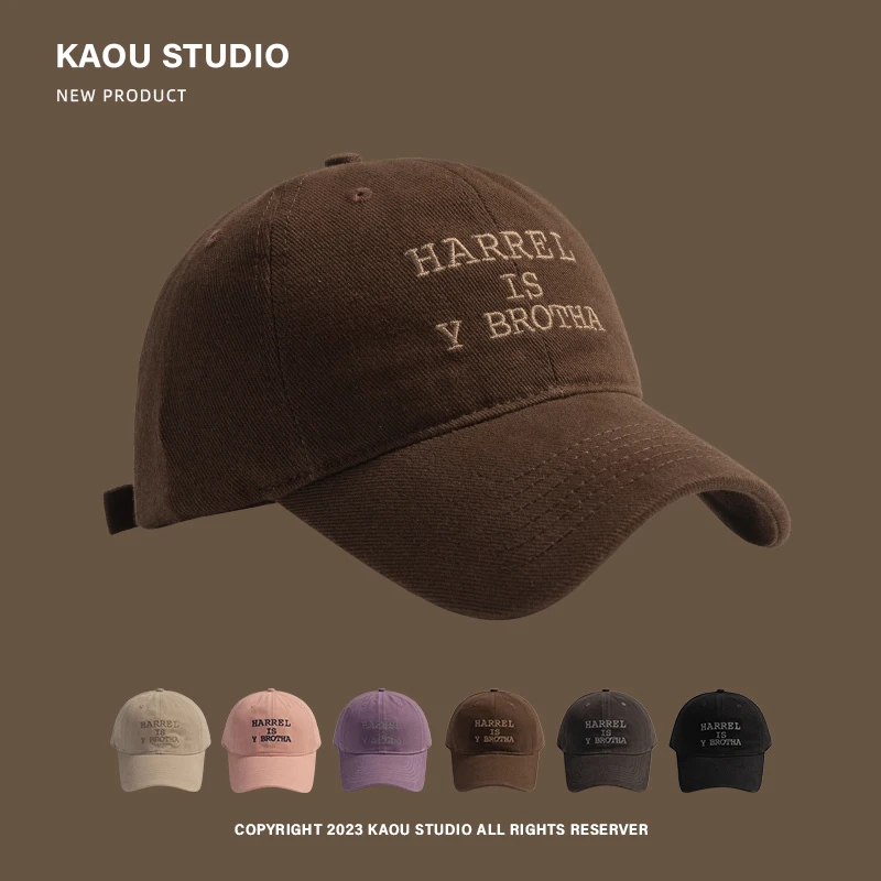 Retro Embroidered Peaked Cap Street All-Match Fashion Brand Hat Women's Spring and Autumn New Baseball Cap
Retro Embroidered Peaked Cap Street All-Match Fashion Brand Hat Women's Spring and Autumn New Baseball Cap