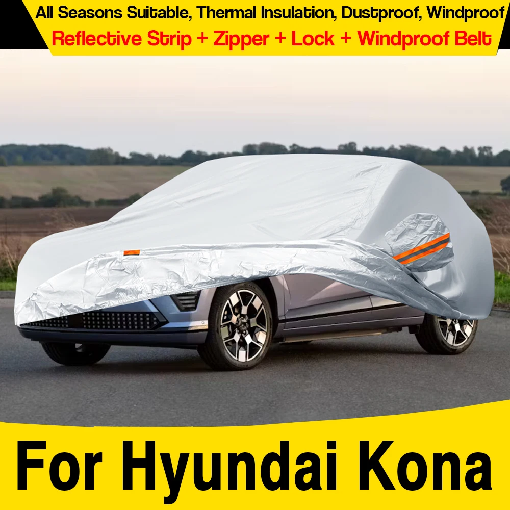 Car Cover Auto Sun Shade Rain Snow Prevent Cover Windproof For Hyundai Kona Kauai 2017-2026
Car Cover Auto Sun Shade Rain Snow Prevent Cover Windproof For Hyundai Kona Kauai 2017-2026