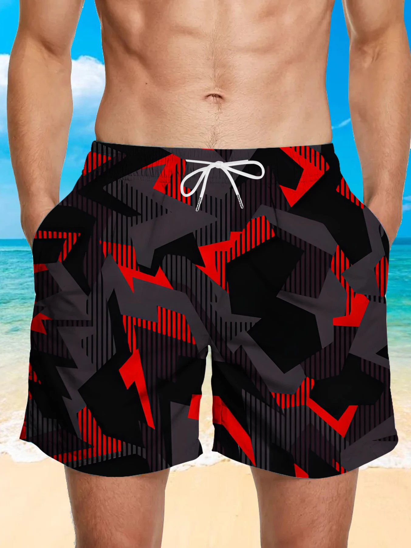 Allover Digital Printing Board Shorts Men Quick Dry Polyester Casual Daily Shorts
Allover Digital Printing Board Shorts Men Quick Dry Polyester Casual Daily Shorts