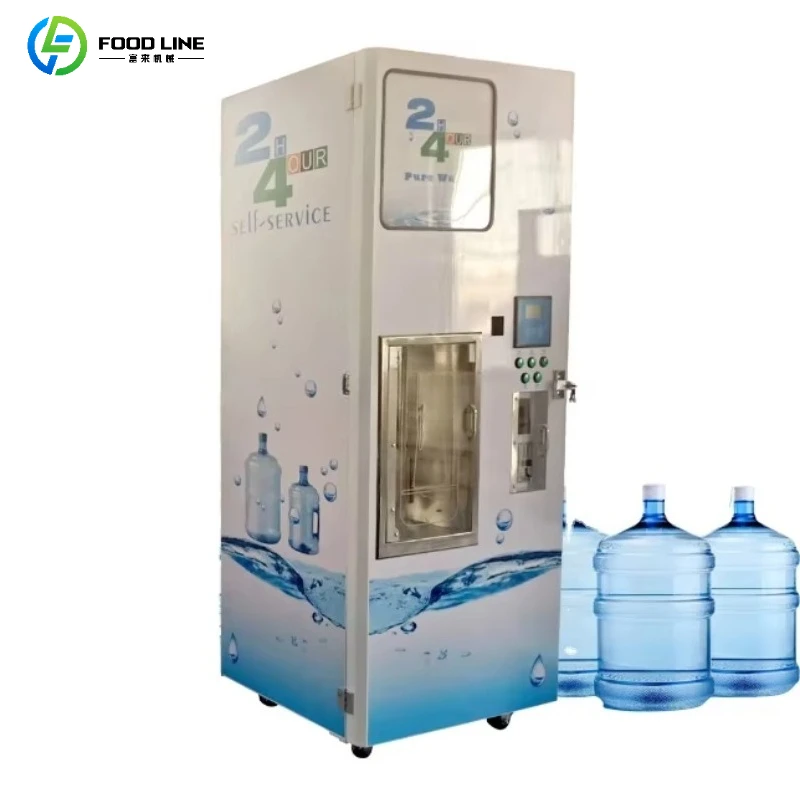 Customized Coin Bill Credit Card Operated Purified RO Water Vending Machine Commercial Alkaline Water Vending Machine for Sale
Customized Coin Bill Credit Card Operated Purified RO Water Vending Machine Commercial Alkaline Water Vending Machine for Sale