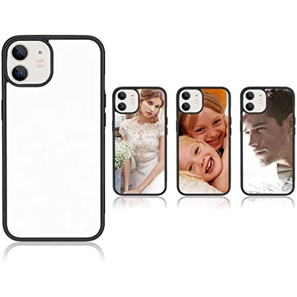 5PCS Sublimation Blanks Phone Cases Covers for iPhone 11, Soft Rubber Protective Shockproof Case Anti-Slip Printable DIY
5PCS Sublimation Blanks Phone Cases Covers for iPhone 11, Soft Rubber Protective Shockproof Case Anti-Slip Printable DIY