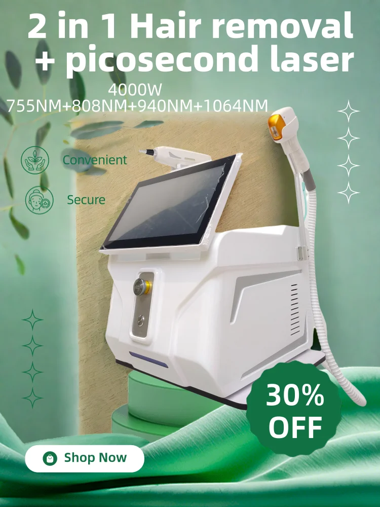 The Latest Portable Hair Remover Lce Titanium 4 wavelength 4000W Painless Permanent Hair Remover And Tattoo Removal in one
The Latest Portable Hair Remover Lce Titanium 4 wavelength 4000W Painless Permanent Hair Remover And Tattoo Removal in one