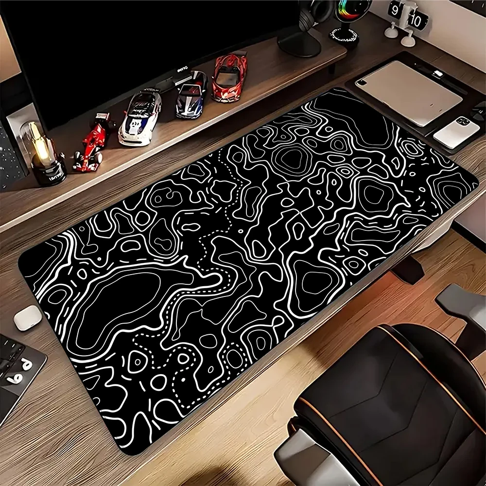 Black and White Gaming Mousepad Gamer Mousemat Mouse Mat Desk Pad XXL Mouse Pad Keyboard Mat Pc Tapis de Souris 50x100cm 
Black and White Gaming Mousepad Gamer Mousemat Mouse Mat Desk Pad XXL Mouse Pad Keyboard Mat Pc Tapis de Souris 50x100cm