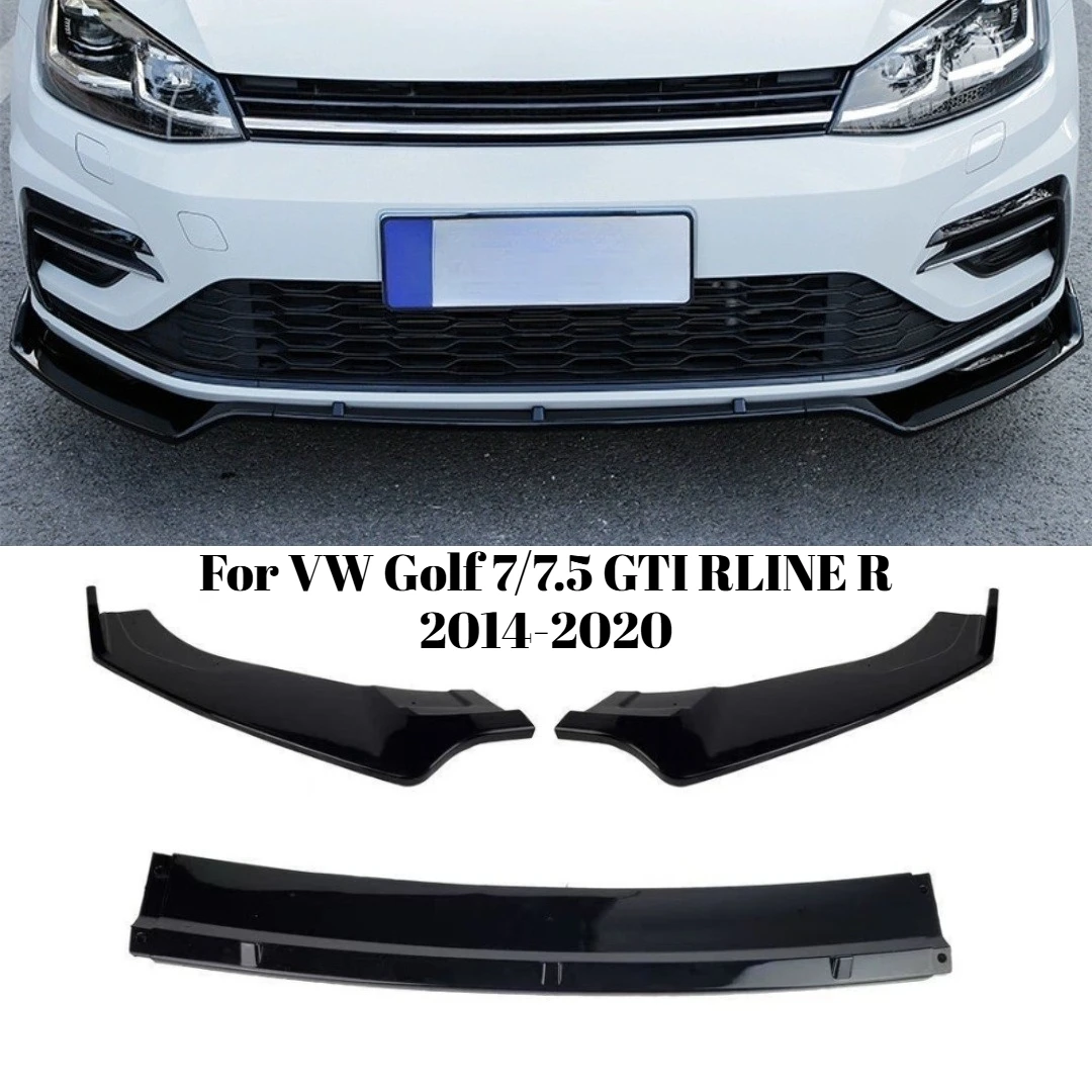 Max Front Lip Spoiler 3-Piece For VW Golf 7/7.5 GTI RLINE R 2014-2020 Exterior Styling Car Accessories Tuning Parts
Max Front Lip Spoiler 3-Piece For VW Golf 7/7.5 GTI RLINE R 2014-2020 Exterior Styling Car Accessories Tuning Parts