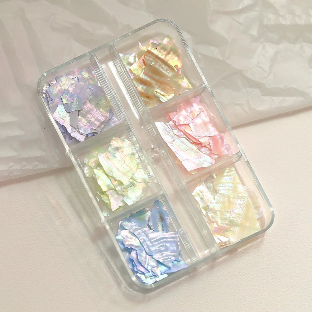 Mother Of Pearl Nail Flakes Natural Abalone Shell Slices Professional Nail 3D Shell Nail Charm Elegant Wedding Manicure Party
Mother Of Pearl Nail Flakes Natural Abalone Shell Slices Professional Nail 3D Shell Nail Charm Elegant Wedding Manicure Party