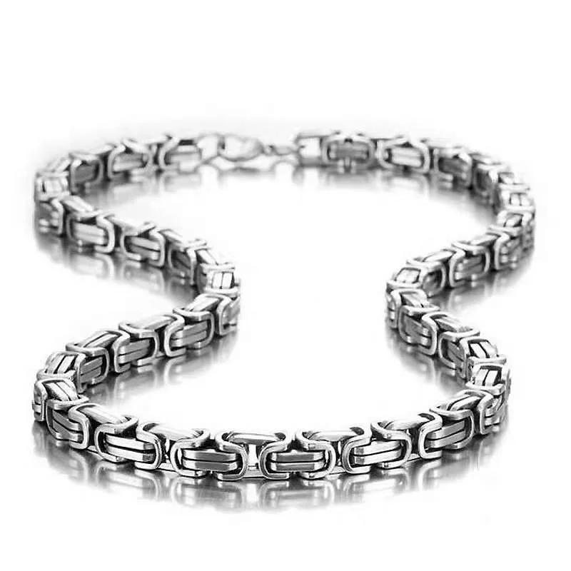 Width 5MM 316L Titanium Steel Imperial Chain Necklace Fashion Stainless Steel Men's Necklace Hip Hop Rock Jewelry Length 60/70CM
Width 5MM 316L Titanium Steel Imperial Chain Necklace Fashion Stainless Steel Men's Necklace Hip Hop Rock Jewelry Length 60/70CM