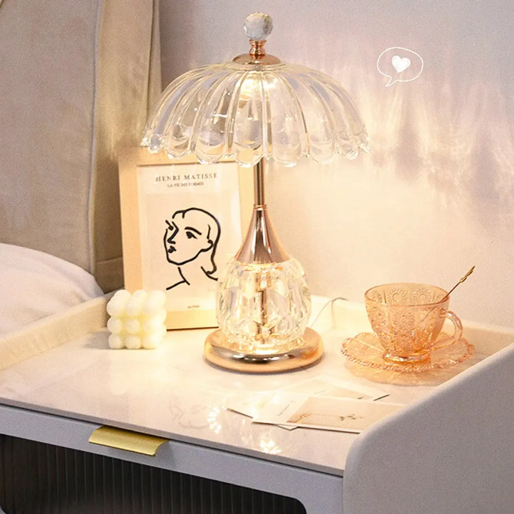LED Crystal Bedroom bedside Table light Dimmable Modern USB Study Room Chrome Base Living Room Office Desk Light
LED Crystal Bedroom bedside Table light Dimmable Modern USB Study Room Chrome Base Living Room Office Desk Light