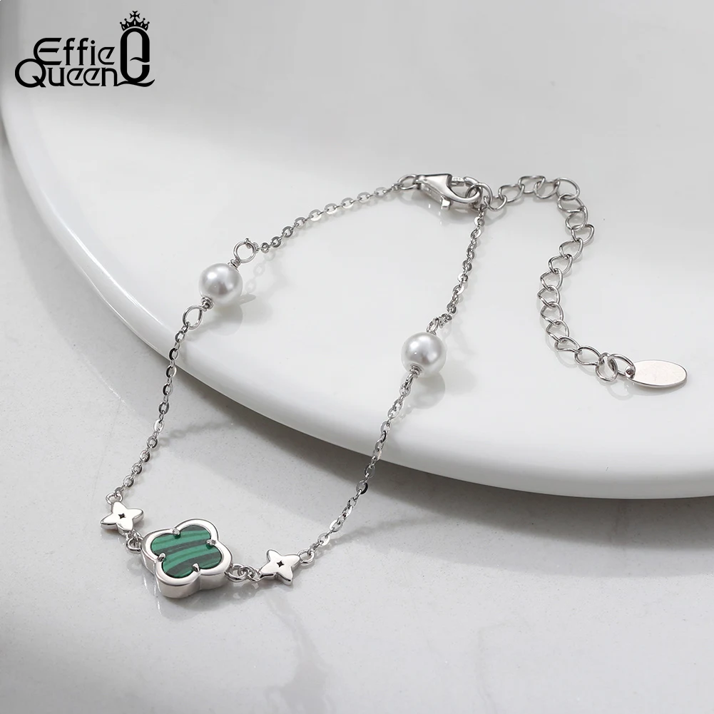 EFFIE QUEEN 14K Gold 925 Sterling Silver Malachite Bracelet O-Chain With 5mm Shell Pearl Symbol Of Riches & Good Fortune GMB69
EFFIE QUEEN 14K Gold 925 Sterling Silver Malachite Bracelet O-Chain With 5mm Shell Pearl Symbol Of Riches & Good Fortune GMB69