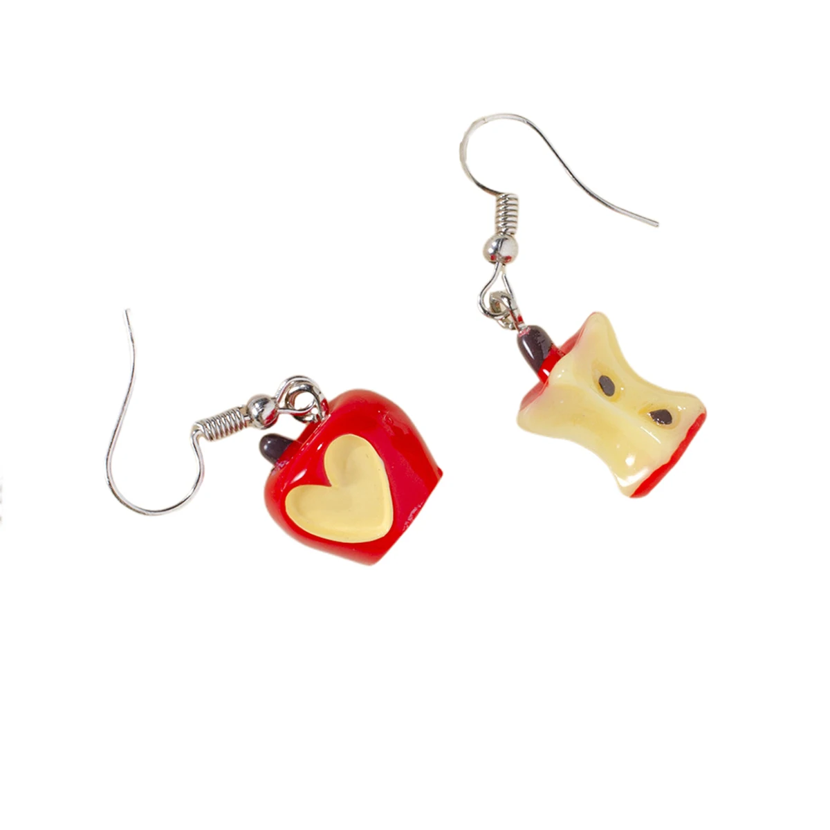 Heart Shaped Earrings for Women Lightweight Alloy Resin Material Irregular Design Apple Decor Funny Luxury Gifts
Heart Shaped Earrings for Women Lightweight Alloy Resin Material Irregular Design Apple Decor Funny Luxury Gifts