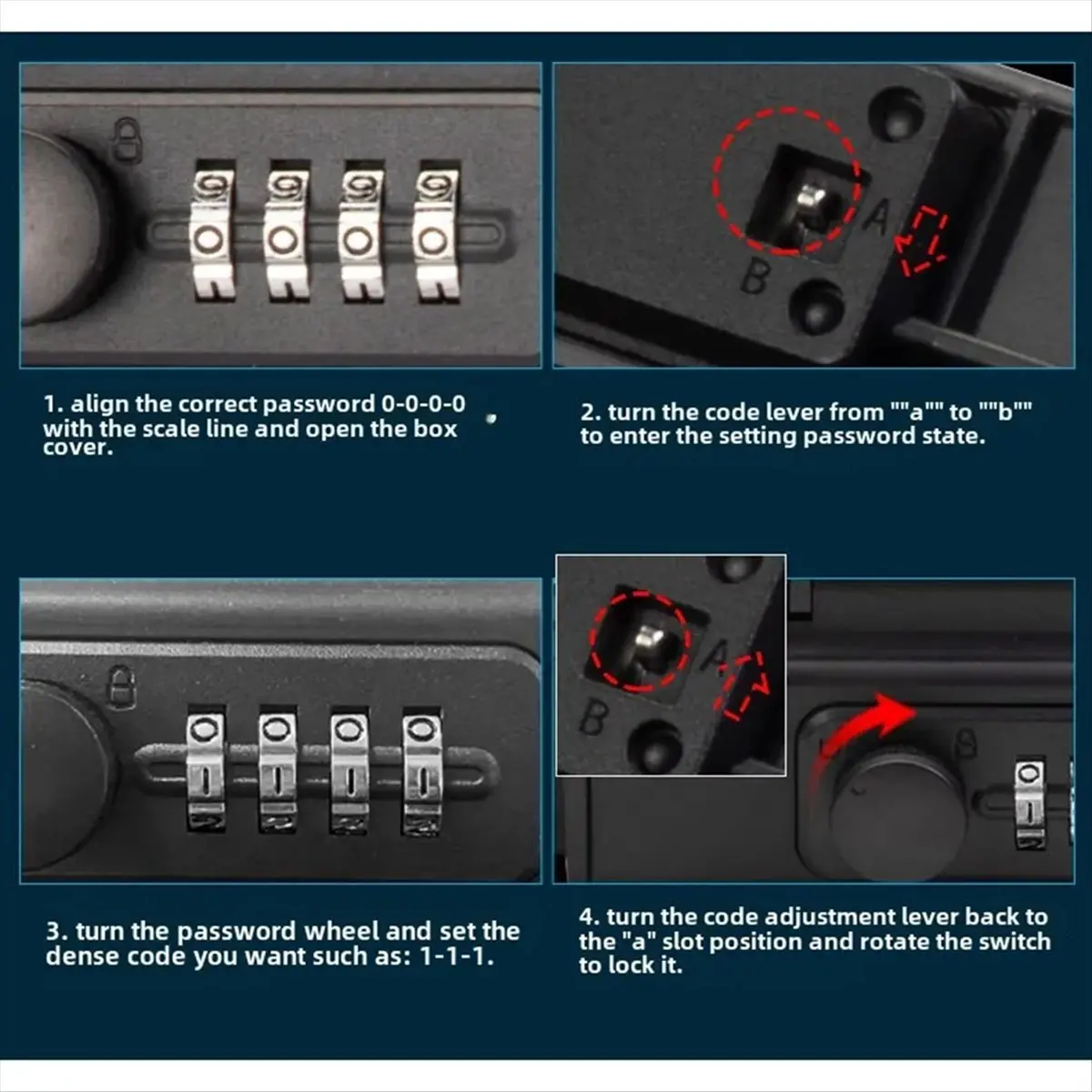 AA14 Открытый портативный дорожный сейф большой емкости, кодовый сейф, водонепроницаемый замок для ключей со съемной ручкой для кабеля
AA14 Открытый портативный дорожный сейф большой емкости, кодовый сейф, водонепроницаемый замок для ключей со съемной ручкой для кабеля