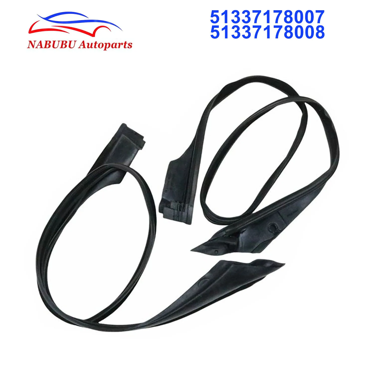 1 Pair Car Door Seam Roof Door Rubber Seal Weather Stripping Front Left Right Side Fit for BMW F01 F02 51337178007 51337178008
1 Pair Car Door Seam Roof Door Rubber Seal Weather Stripping Front Left Right Side Fit for BMW F01 F02 51337178007 51337178008